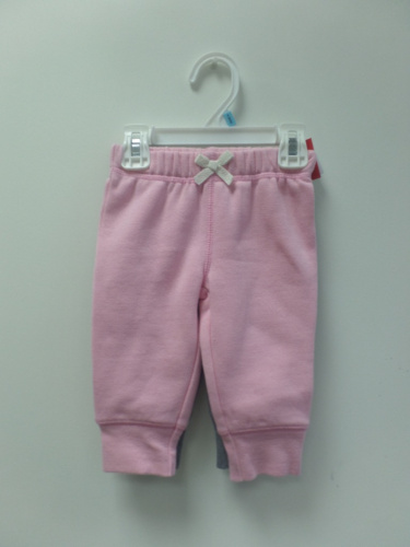 זוג מכנסי פוטר בנות ורוד בהיר