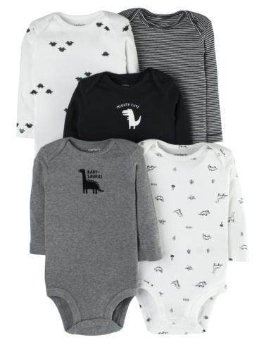 חמישיית בגדי גוף דינוזאורים