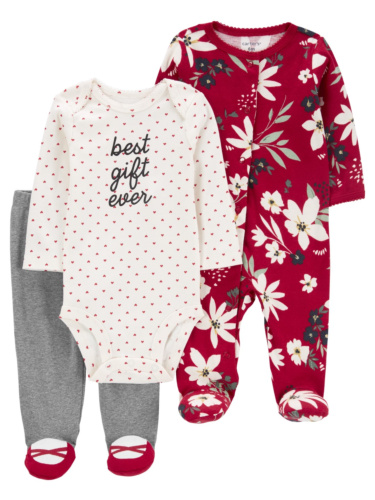 מארז 3 חלקים פרחוני