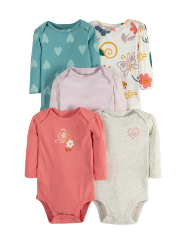 חמישיית בגדי גוף פרחים