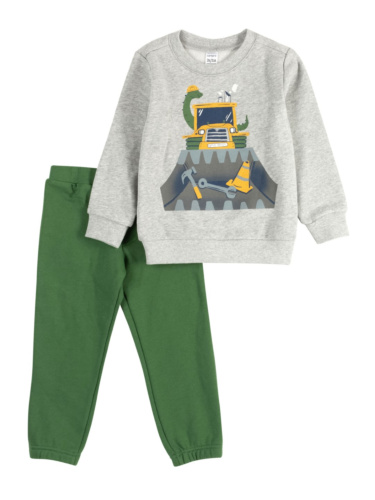 חליפת פוטר דינוזאור בטרקטור