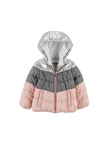 מעיל קולור בלוק מטאלי