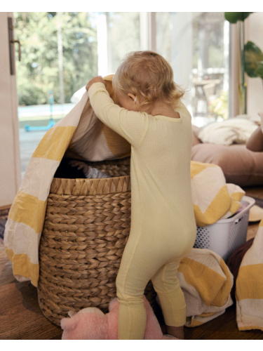 אוברול Purely Soft ויסקו אלסטן ללא רגליות צהוב