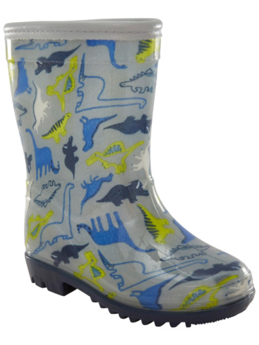 מגפי גשם אפורות דינוזאור