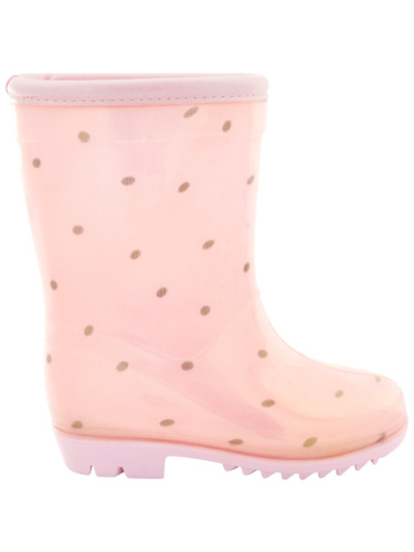 מגפי גשם ורודות נקודות