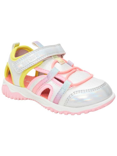 סניקרס חצי פתוח כסף