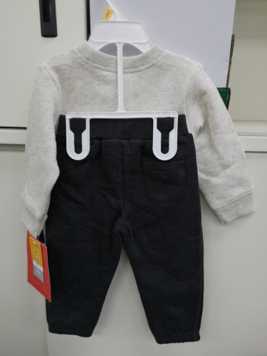 חליפת פוטר תינוקות דפוס LITTLE CAPTAIN