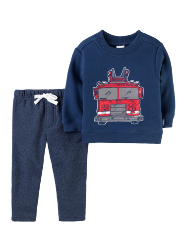 חליפת פוטר תינוקות דפוס משאית