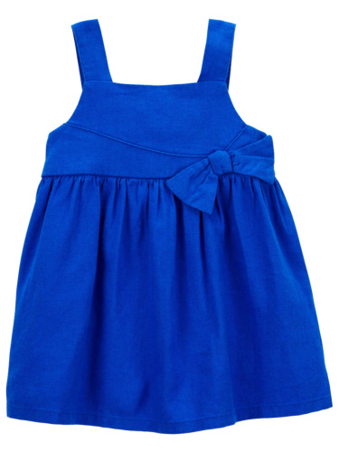 שמלה כחולה בשילוב ויסקוזה