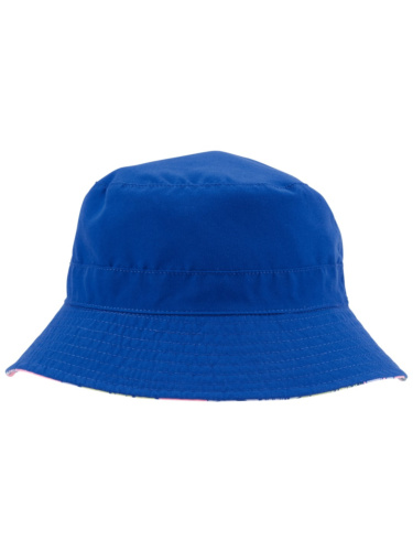כובע דו צדדי פרחים/כחול